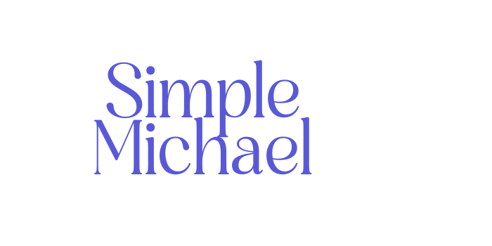 Simple Michael Font Download