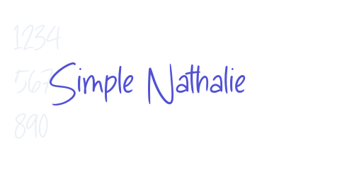 Simple Nathalie-font-download