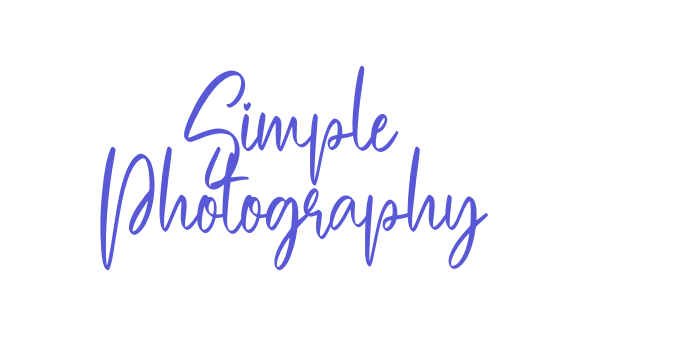 Simple Photography Font Download