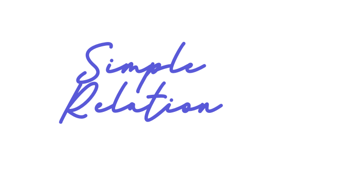 Simple Relation Font Download