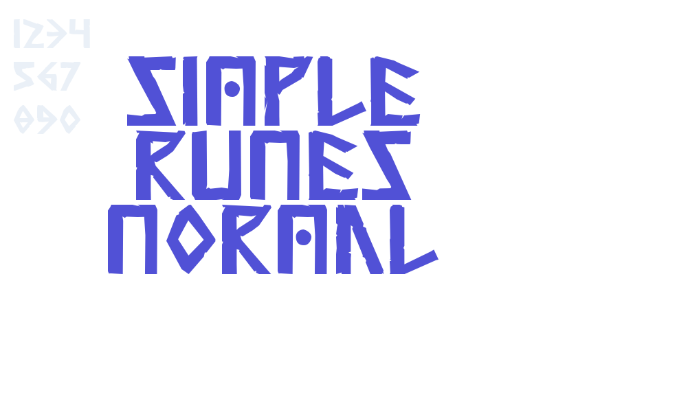 Simple Runes Normal-font-download