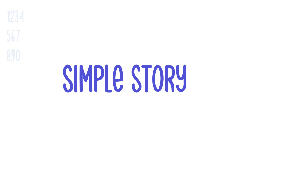 Simple Story-font-download