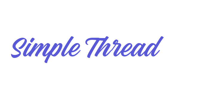 Simple Thread Font Download