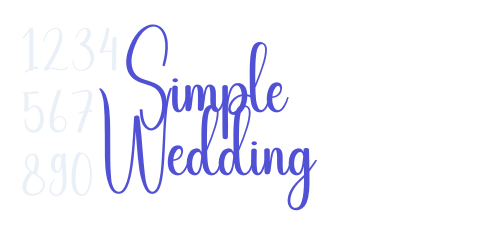 Simple Wedding-font-download