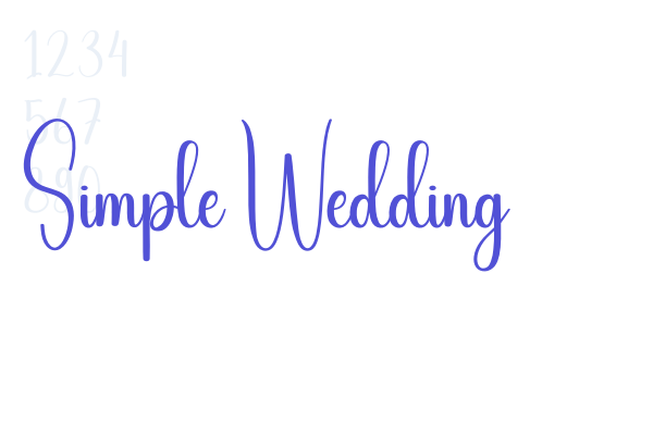 Simple Wedding