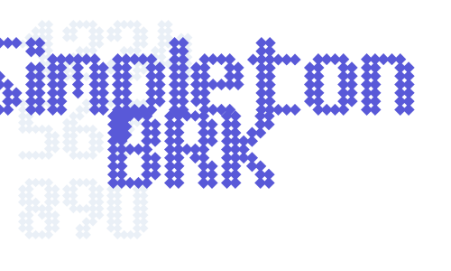 Simpleton BRK Font