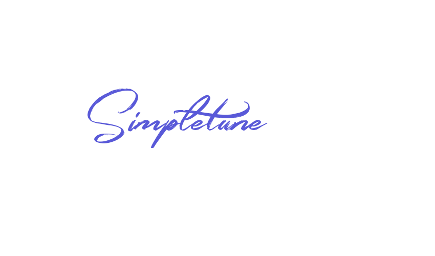 Simpletune Font