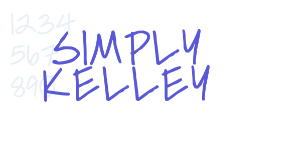 Simply Kelley font free