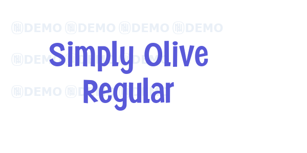 Simply Olive Regular font