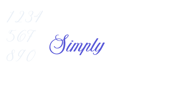 Simply font free