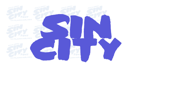 Sin City font free