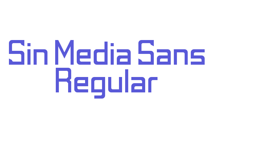 Sin Media Sans Regular Font Download