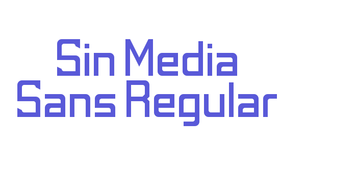 Sin Media Sans Regular Font Download