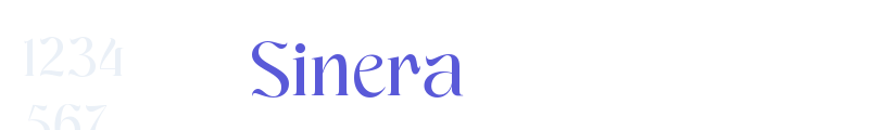 Sinera font download