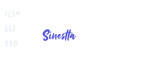 Sinestta font free