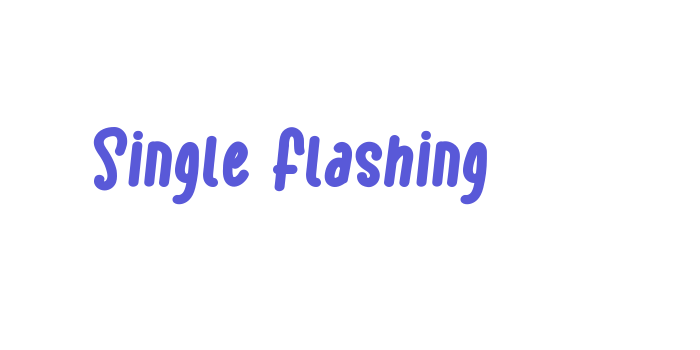 Single Flashing Font Download