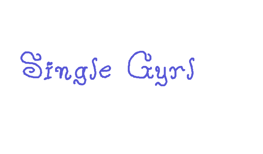 Single Gyrl Font Download