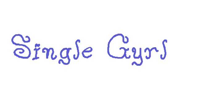 Single Gyrl Font Download