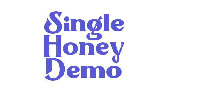 Single Honey Demo Font Download