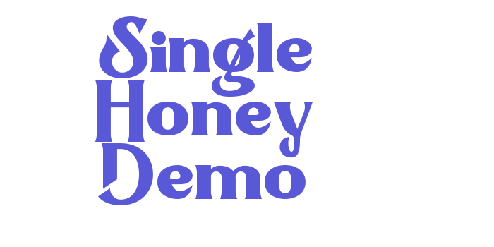 Single Honey Demo Font