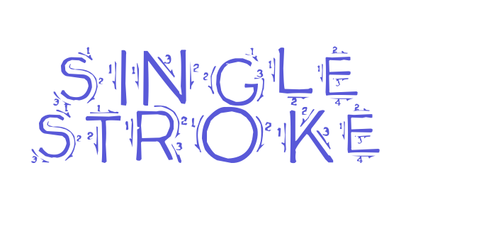 Single Stroke Font Download