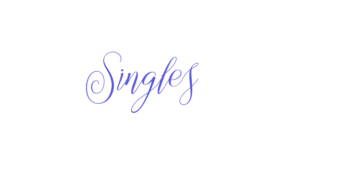 Singles Font Download