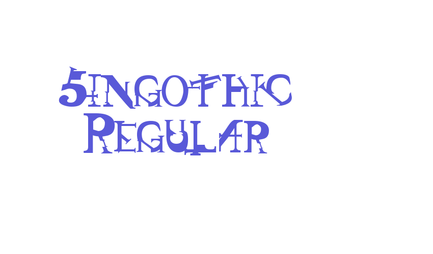 Singothic Regular Font Download