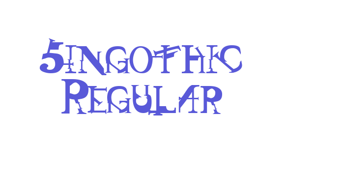 Singothic Regular Font Download