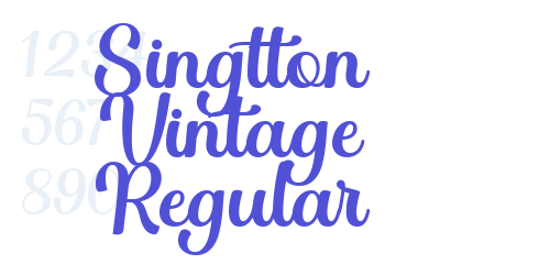 Singtton Vintage Regular-font-download