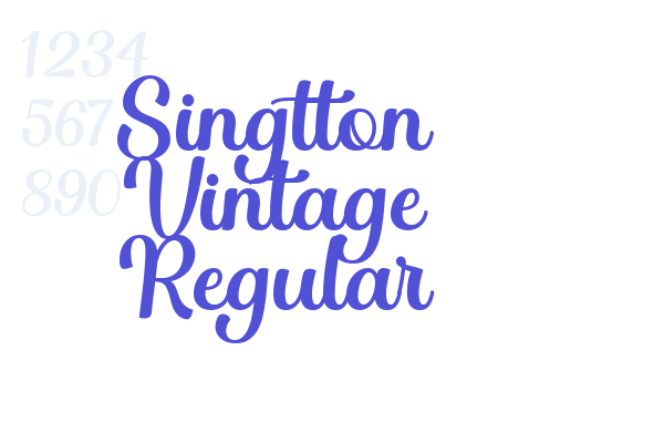 Singtton Vintage Regular