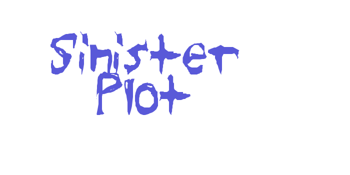 Sinister Plot Font Download