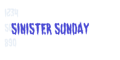 Sinister Sunday-font-download