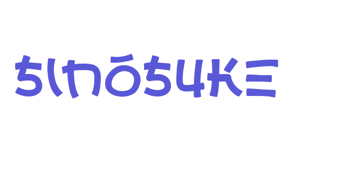 Sinosuke Font