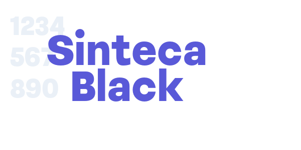 Sinteca Black font free