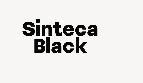 Sinteca Black Font