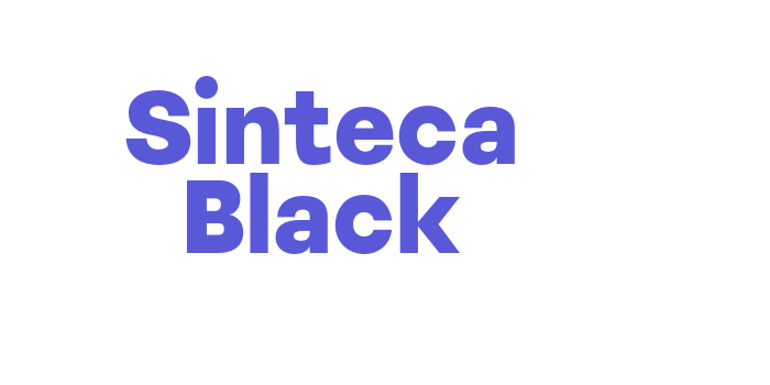 Sinteca Black Font Download