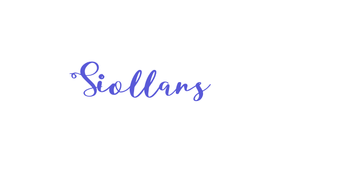 Siollars Font Download