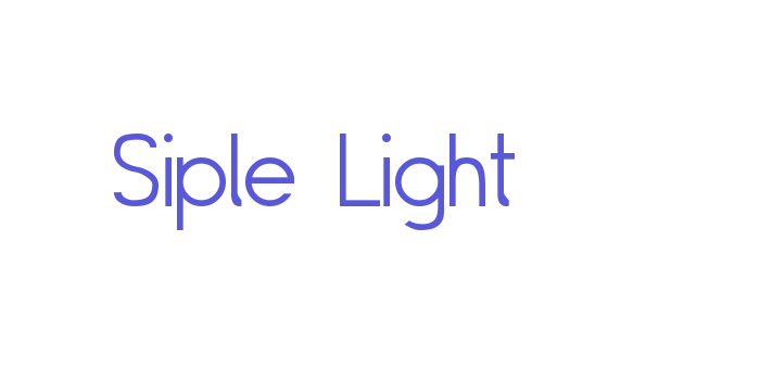 Siple Light Font Download