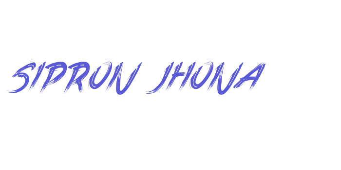 Sipron Jhona Font Download