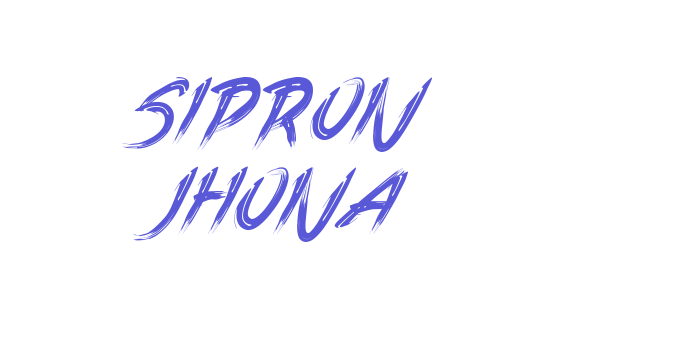 Sipron Jhona Font