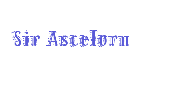 Sir Ascelorn Font Download