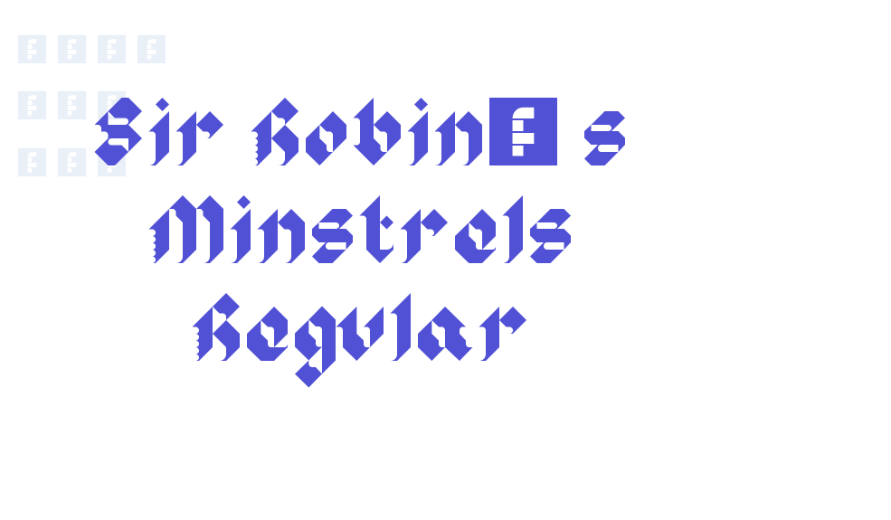 Sir Robin’s Minstrels Regular-font-download