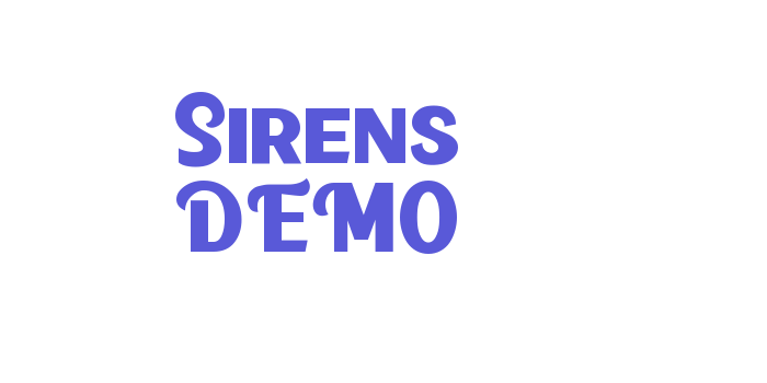 Sirens DEMO Font Download