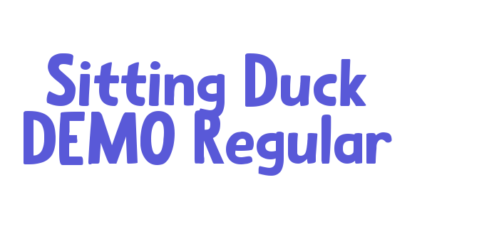 Sitting Duck DEMO Regular Font Download