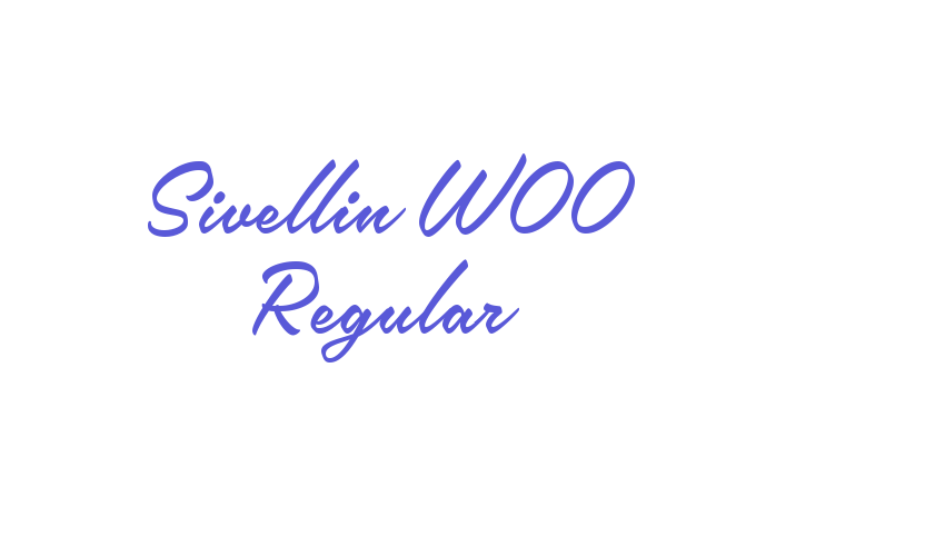 Sivellin W00 Regular Font Download