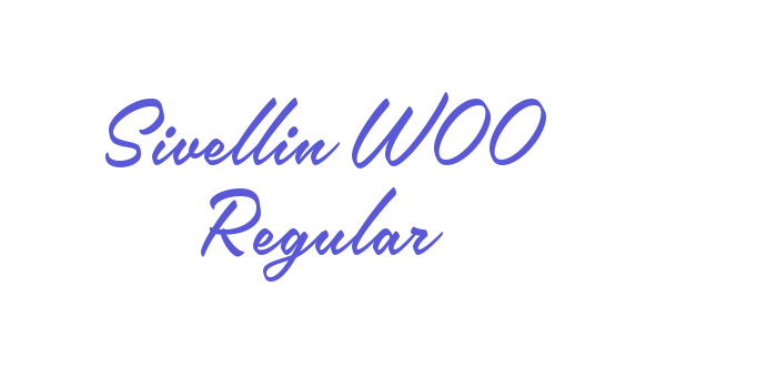 Sivellin W00 Regular Font Download