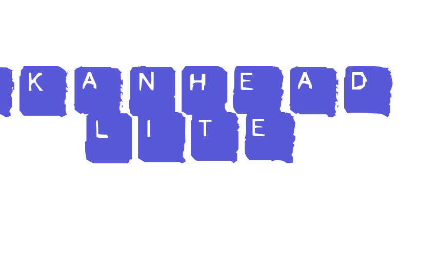 SkanHead  Lite Font