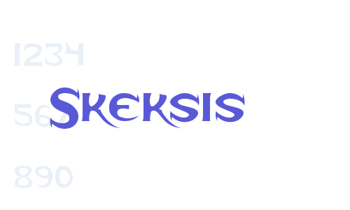 Skeksis Font Download