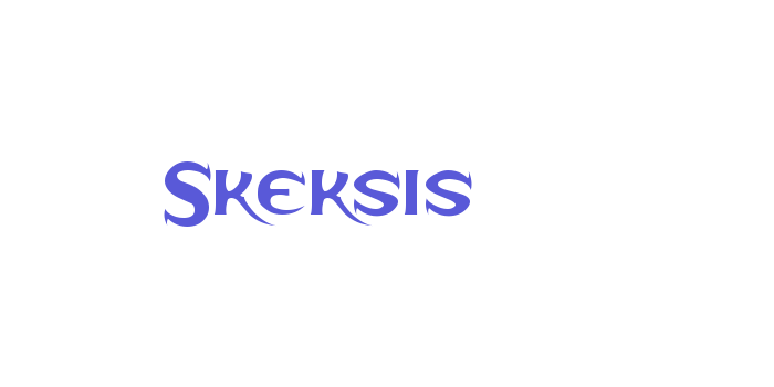 Skeksis Font Download