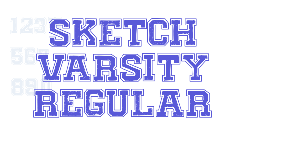 Sketch Varsity Regular font free